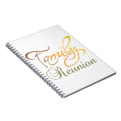 Carnet Réunion familiale (Côté Droit)