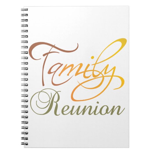 Carnet Réunion familiale (Devant)