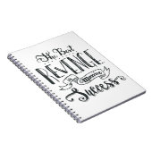 Carnet Réussite Attitude Dreams Buts Motivation Citation (Côté Droit)