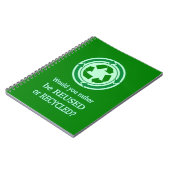 Carnet Réutiliser et recycler (Côté gauche)