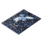 Carnet Rêve de feuilles d'or d'oiseau bleu (Côté gauche)