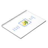 Carnet Rêve de la côte amalfitaine CUSTOM (Côté gauche)