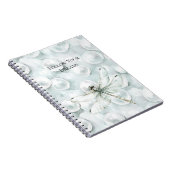 Carnet Rêve de libellule bleue chic (Côté Droit)