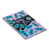 Carnet rêve grand coloré style bijoux (Côté Droit)