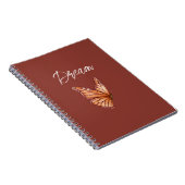 Carnet Rêve Papillon Orange (Côté Droit)