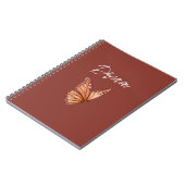 Carnet Rêve Papillon Orange (Côté gauche)