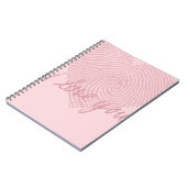 Carnet RÊVE ROSE | Je t'aime (Côté gauche)