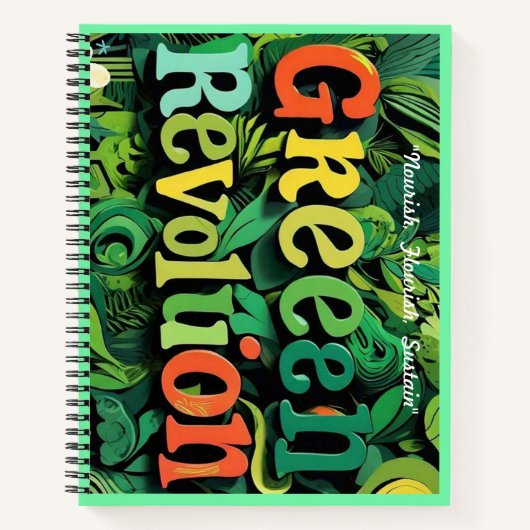 Carnet "Réveiller la conscience De l'environnement" (Devant)
