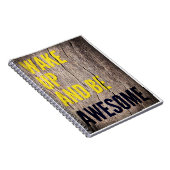 Carnet Réveillez-vous et soyez bloc - notes inspiré (Côté Droit)