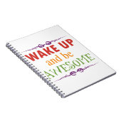 Carnet Réveillez-vous et soyez impressionnant (Côté Droit)