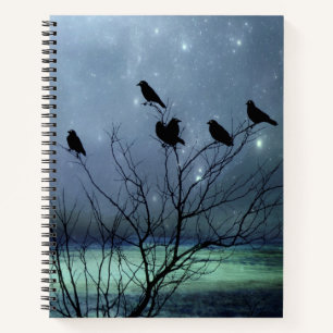 Carnet Rêver De Corbeaux Dans Un Arbre
