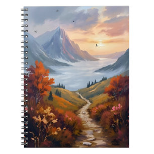 Carnet Rêveries d'automne Paysage de montagne automnal