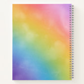 Carnet Rêves dans les plans aquarelle Rainbow Nom personn (Dos)