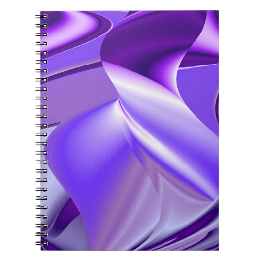 Carnet Rêves de fleurs violettes (Devant)
