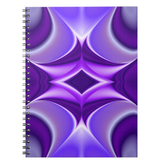Carnet Rêves de fleurs violettes (Devant)