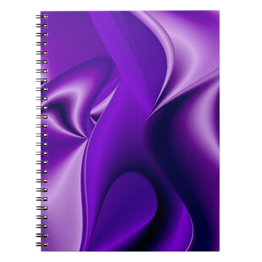 Carnet Rêves de fleurs violettes (Devant)