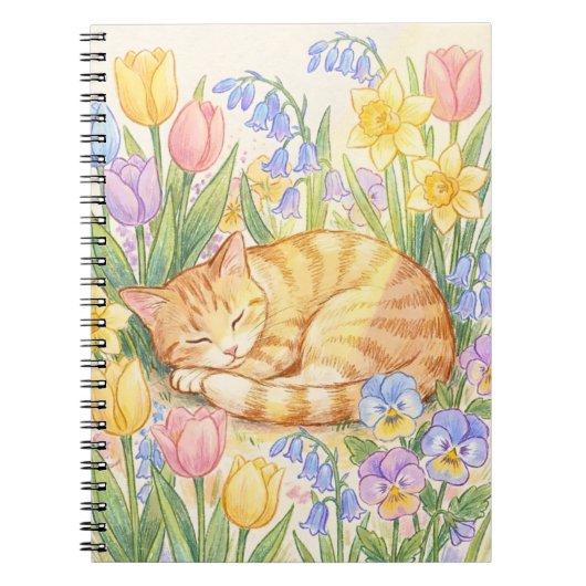 Carnet Rêves de jardin printanier (Devant)