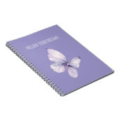 Carnet Rêves de papillon lavande (Côté Droit)