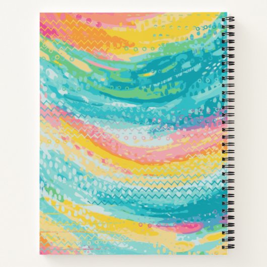 Carnet Rêves de piscine à marée tropicale (Dos)