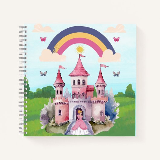 Carnet Rêves de princesse, Château de conte de fées (Devant)