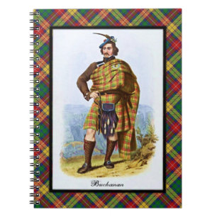Carnet Rêves des montagnes écossais de Buchanan de clan