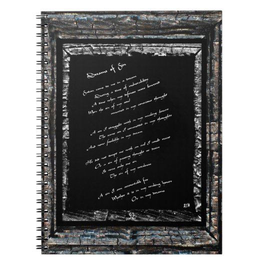 Carnet Rêves du péché (Devant)