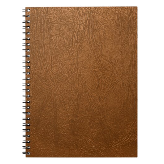 Carnet Revêtement Brown en cuir de vache (Devant)