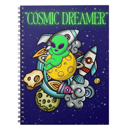 Carnet rêveur cosmique (Devant)
