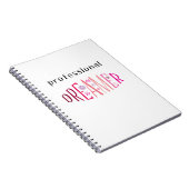 Carnet Rêveur professionnel (Côté Droit)