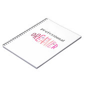 Carnet Rêveur professionnel (Côté gauche)