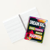 Carnet Rêvez grand, prenez des chances (Intérieur)