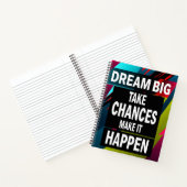 Carnet Rêvez grand, prenez des chances (Intérieur)