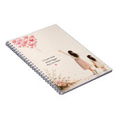 Carnet Rêvez plus grand – Ballons en forme de fille et de (Côté Droit)