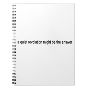 Carnet Révolution tranquille