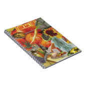 Carnet Revue avec le thème du marché agricole (Côté Droit)