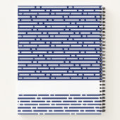 Carnet Revue de prière chrétienne moderne Marine Bleus St (Dos)