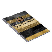 Carnet Revue secrète de la Glitterie, Black et Gold (Côté Droit)