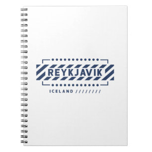 Carnet Reykjavik Islande Design Géométrique Moderne