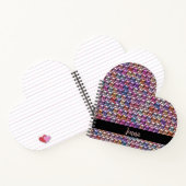 Carnet Rhinestone colorée avec nom personnalisé (Intérieur)