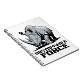 Carnet Rhino incassable : Force et puissance déchaînées (Côté Droit)