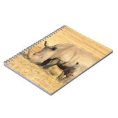 Carnet rhinocéros mignons en afrique (Côté gauche)