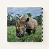Carnet Rhinocéros noir | Kenya (Dos)