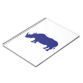 Carnet Rhinoceros Silhouette (Côté gauche)