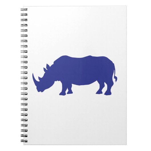 Carnet Rhinoceros Silhouette (Devant)