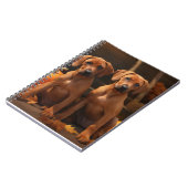Carnet Rhodesian Ridgeback Chiot Automne Citrouille délic (Côté gauche)