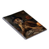 Carnet Rhodesian Ridgeback Citrouilles Halloween effrayan (Côté Droit)