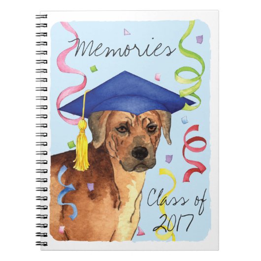 Carnet Rhodesian Ridgeback Graduate (Devant)