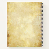 Carnet Rhododendron Élégant Vintage (Dos)