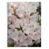 Carnet Rhododendron rose fleurit (Devant)
