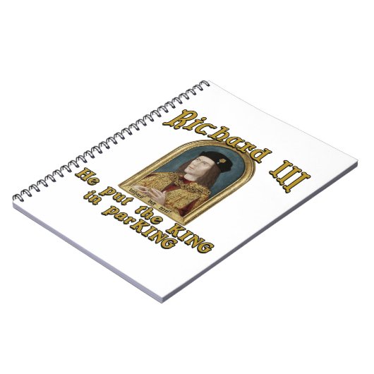 Carnet Richard III a mis le roi dans le T-shirt de (Côté gauche)